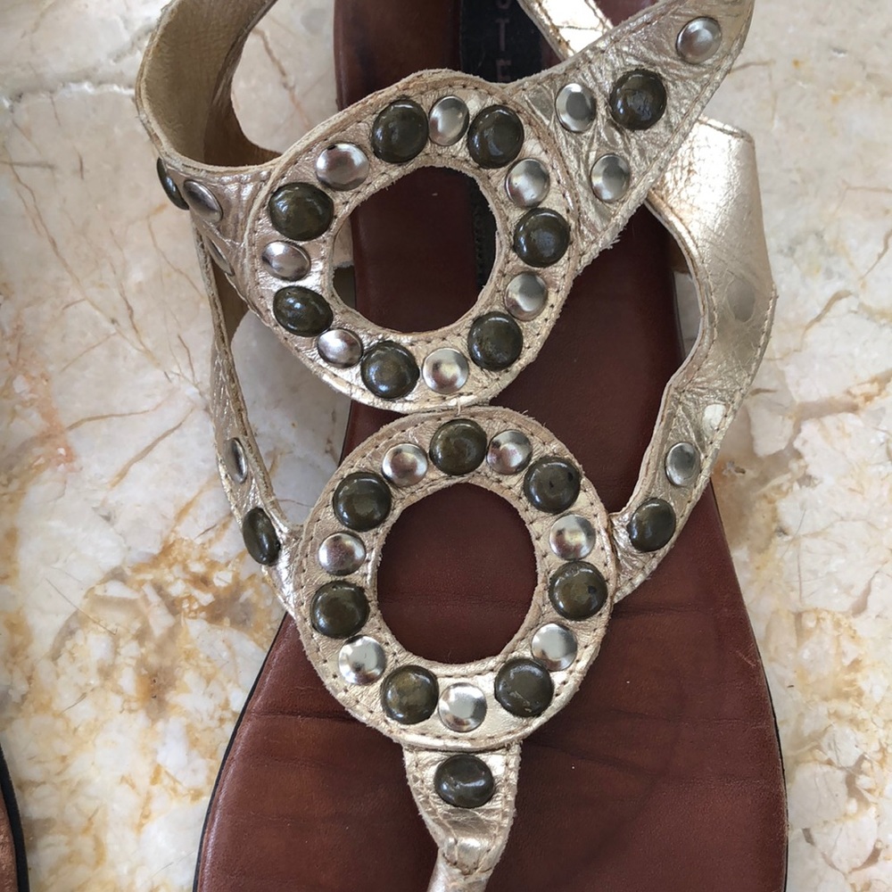 Steven by Steve Madden sandals, size 6 gold - Picture 3 of 6